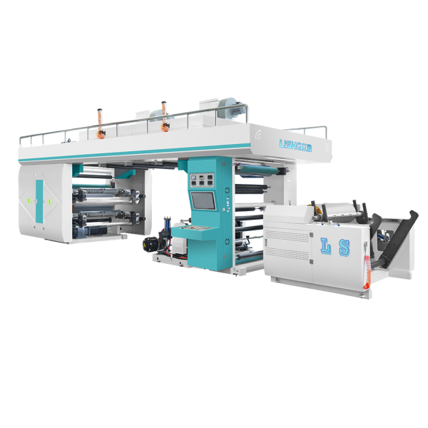 Central Drum Flexographic Printing Machine One Click To Connect With