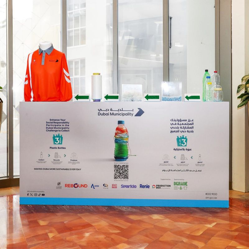 迪拜通过回收PET塑料瓶来制作清洁工的工服。（图片来自Gulfnews）.jpg