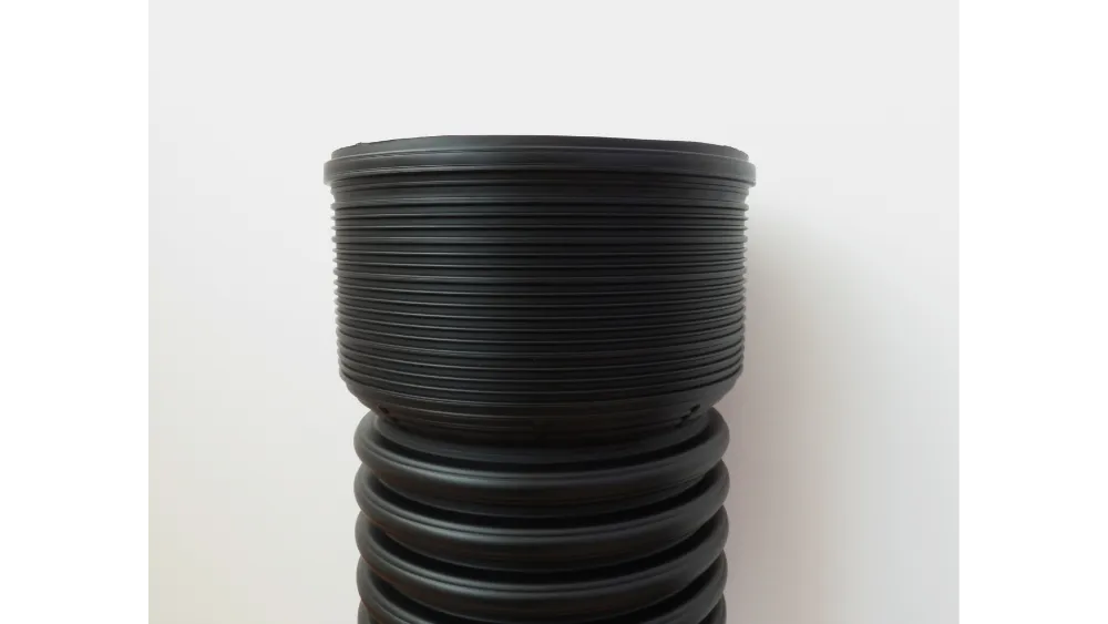 Ultra-strength socket of double wall corrugated pipe (ZhongyunTech K Socket)