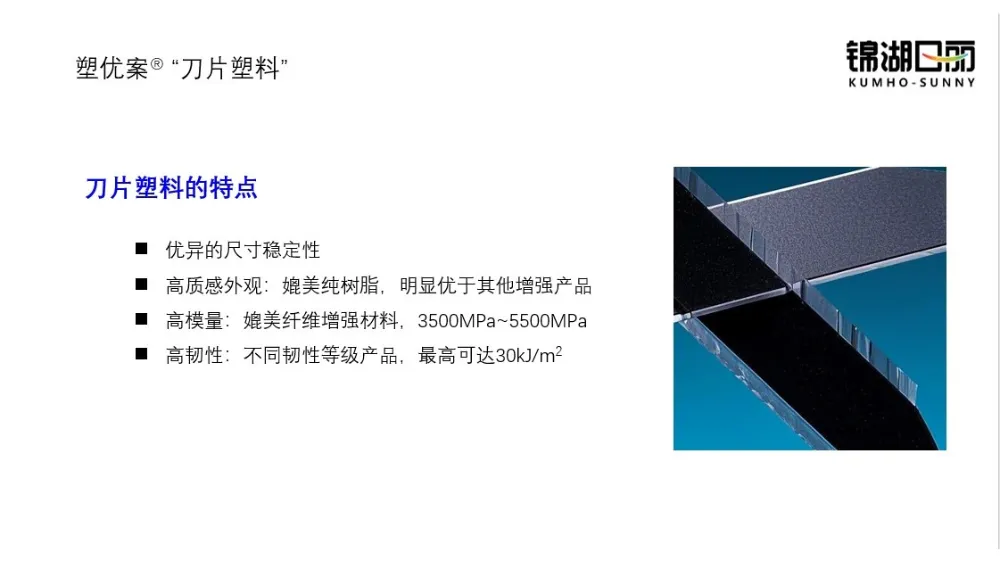 Blade Plastic for Thin Walled Design