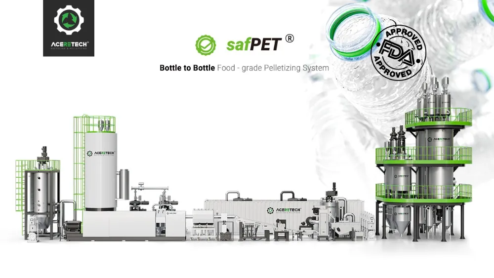 rPET Food-grade Pelletizing System; 
rPET Food-grade Sheet Extrusion System