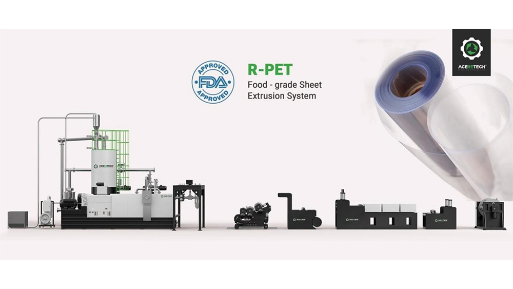 rPET Food-grade Pelletizing System; 
rPET Food-grade Sheet Extrusion System