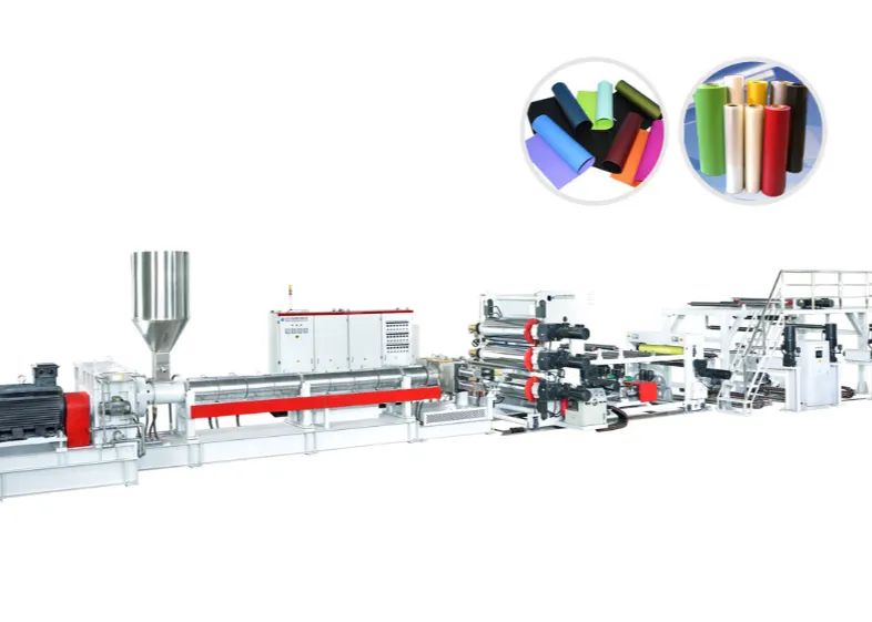 PP/PS high output plastic sheet extruder