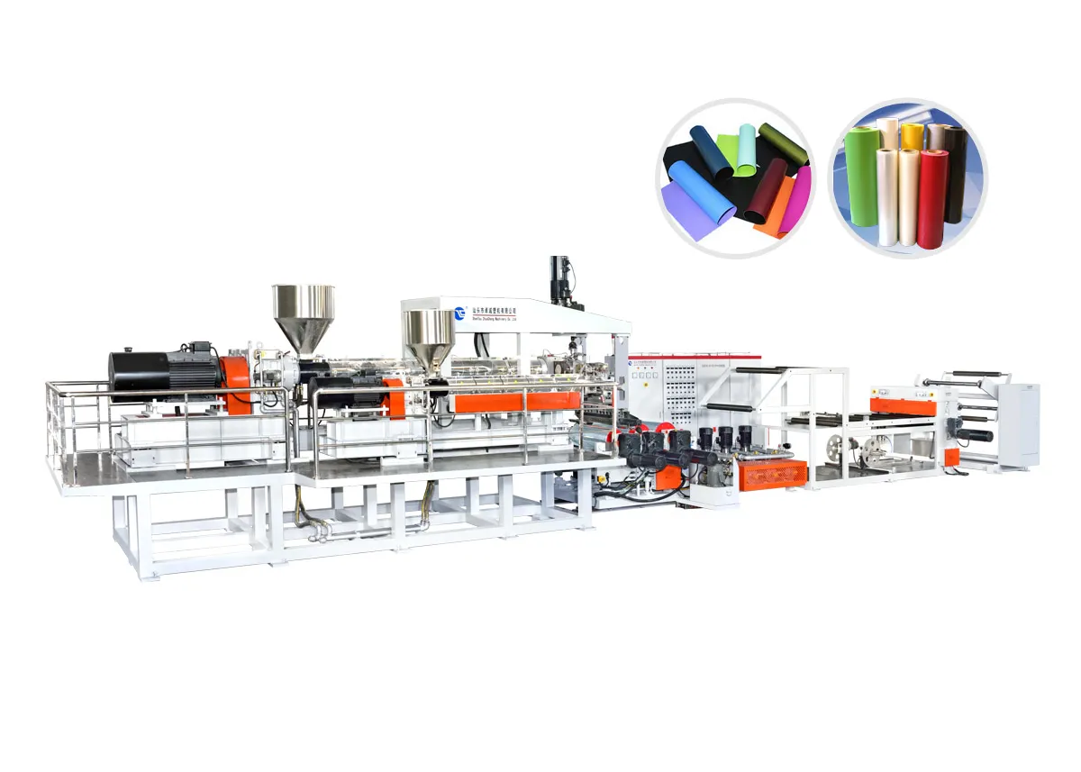 PP/PS co-extrusion (multilayer) plastic sheet extruder