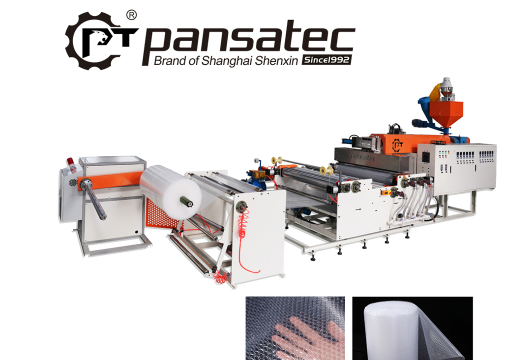 Single screw air bubble film making machine SliderImage