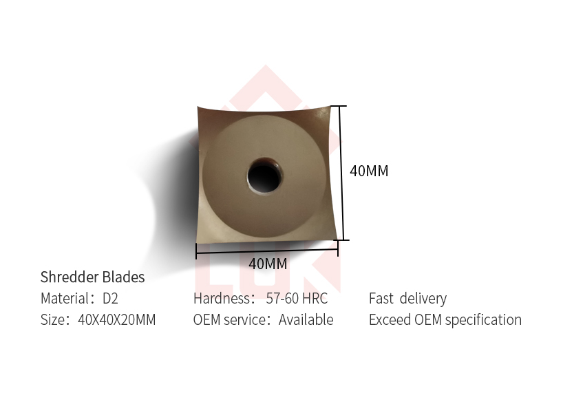 New Industrial Shredder Rotor Blade Granulator Crushing Knife Industrial Knife for Crushing and Granulating SliderImage