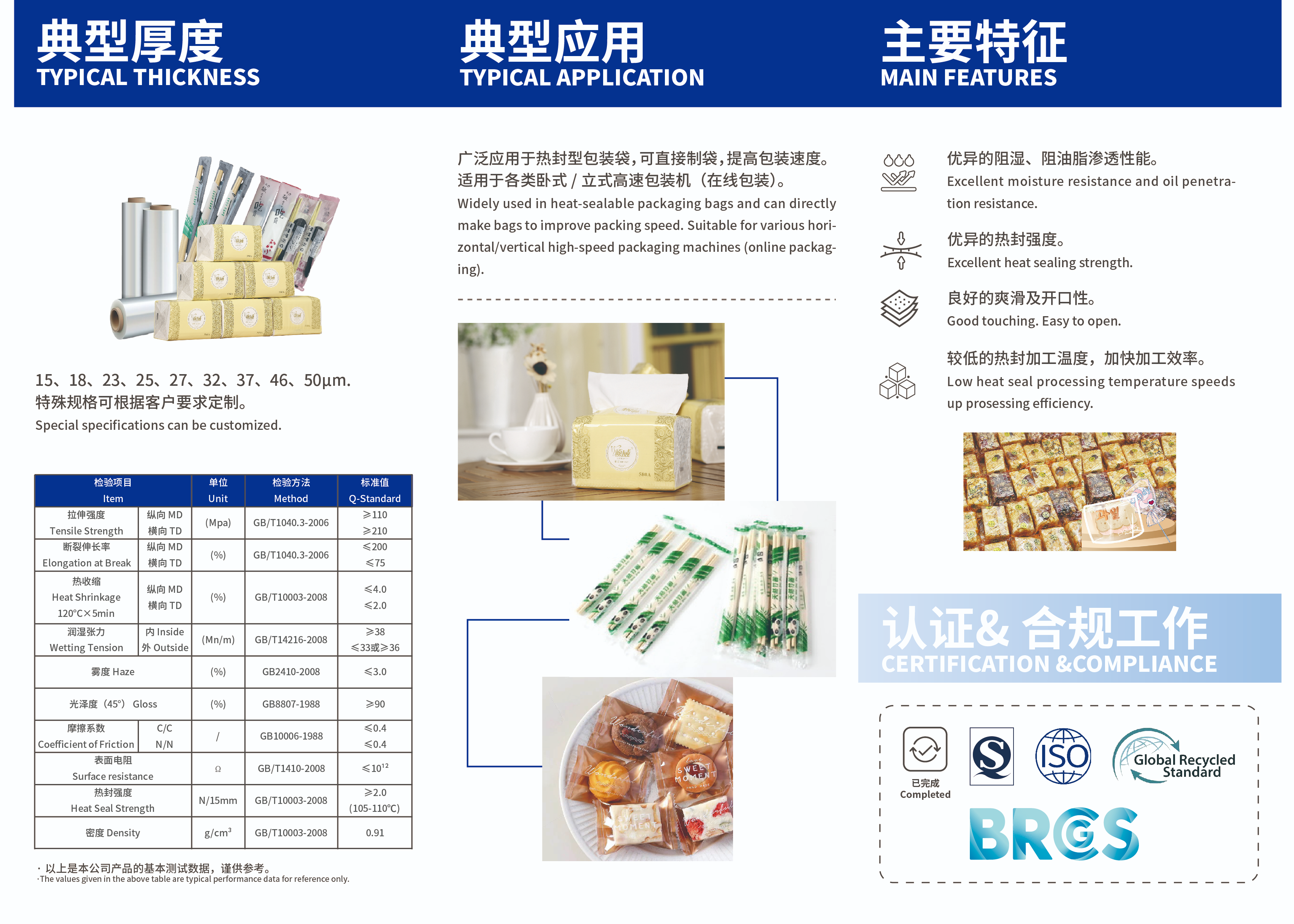 Heat Sealable Film SliderImage
