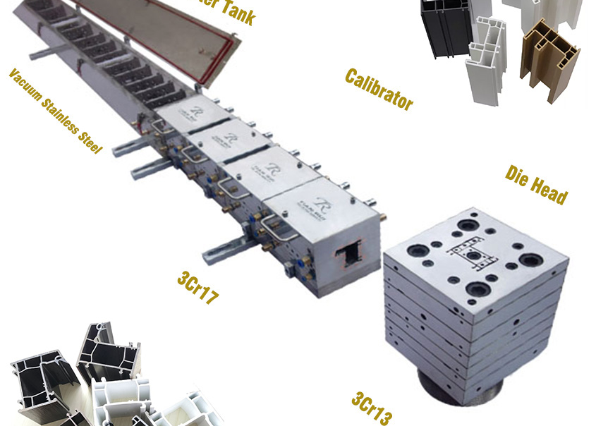 Upvc Window Mold PVC Profile Extrusion Tooling Oneclick to Connect