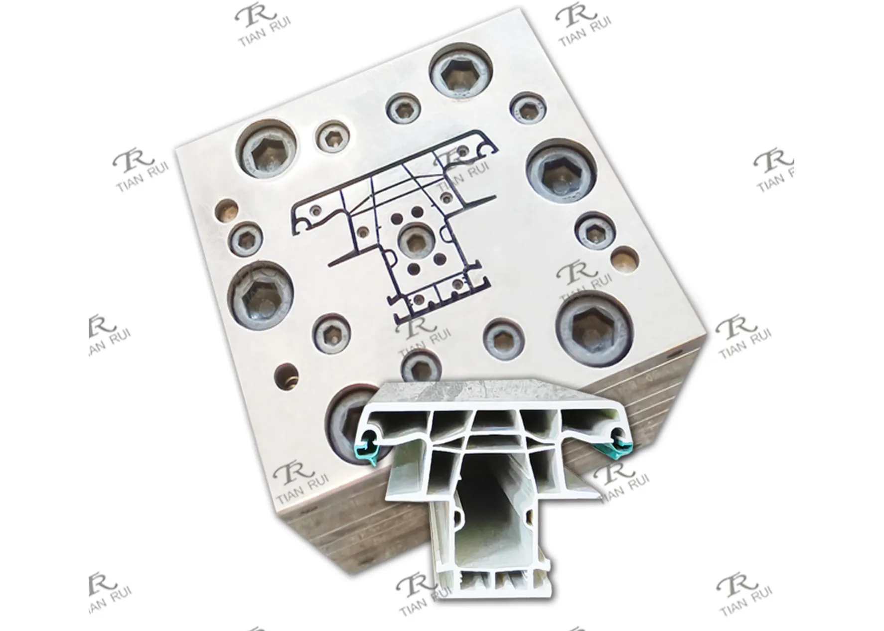 挤出模具源头厂家UPVC60 70 80系列门窗型材挤出模具 SliderImage