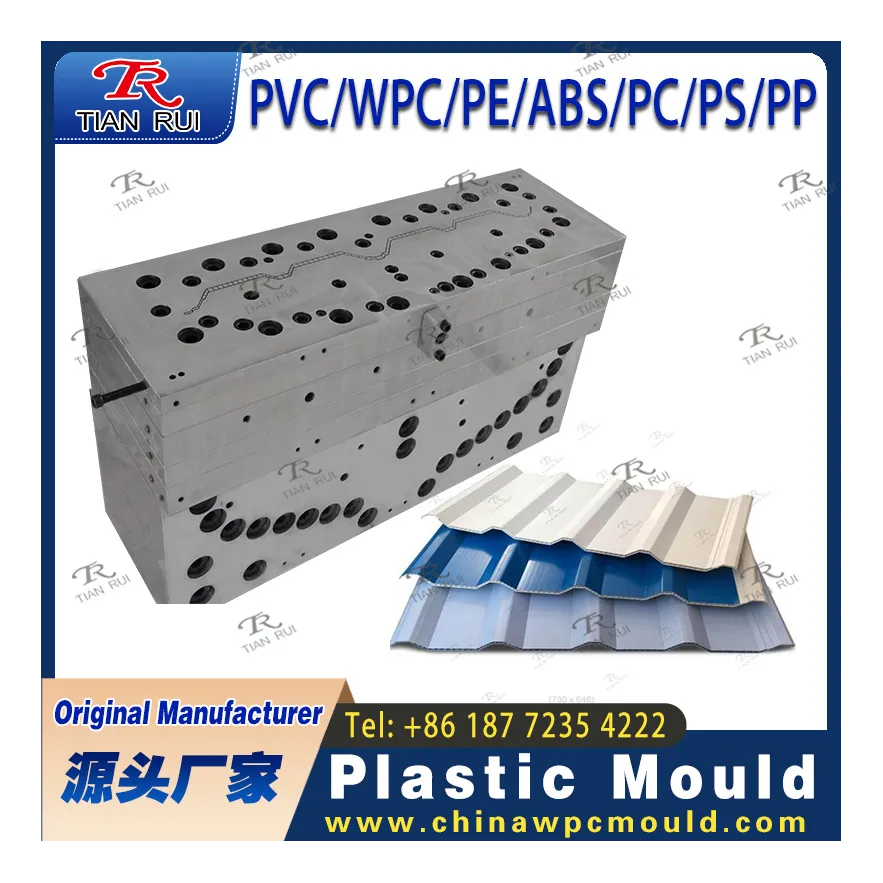 PVC Roof Tile Mold ASA Hollow Sheet Extrusion Die SliderImage