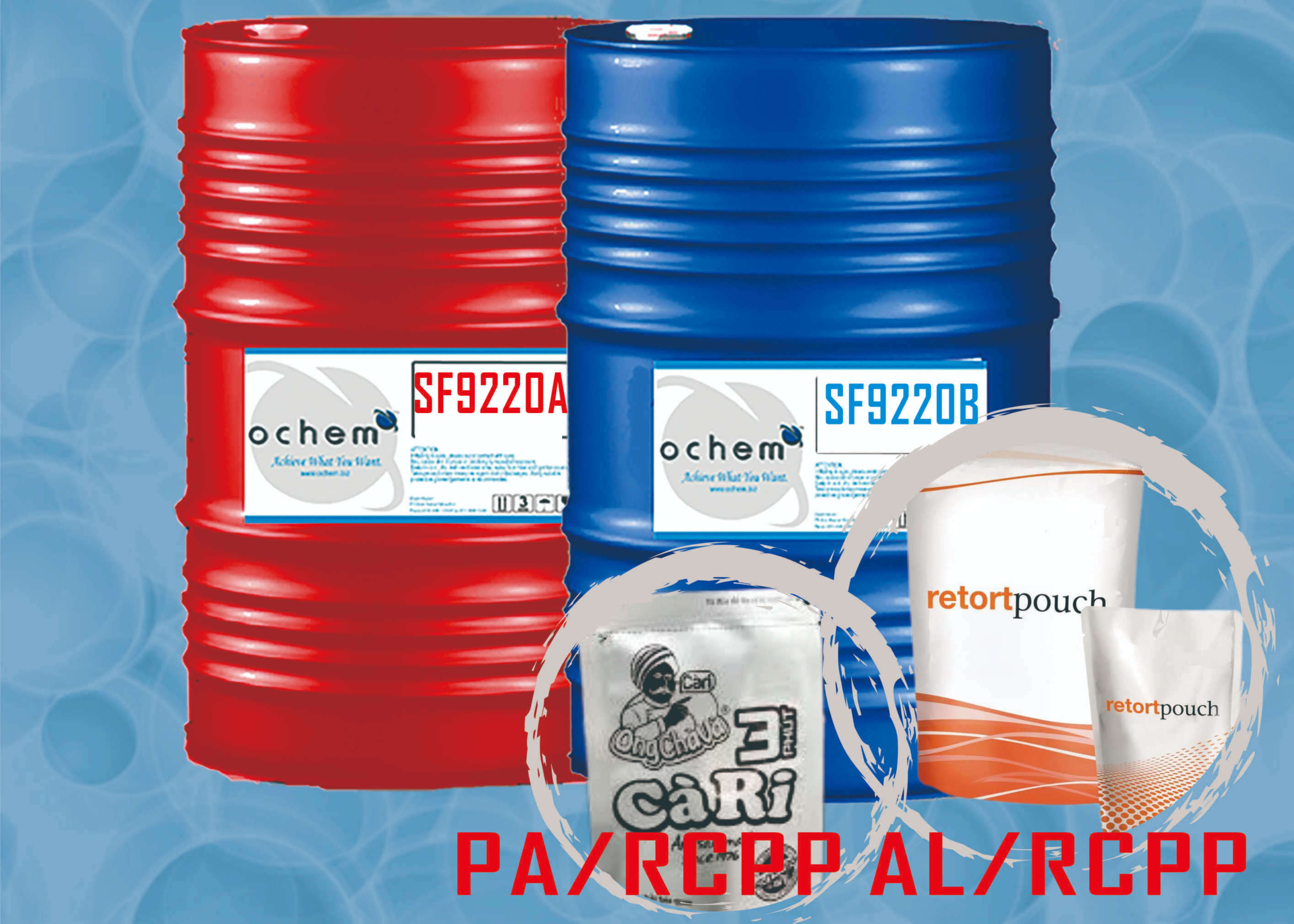 Two-component solvent-free aromatic polyurethane adhesive SF9220A/SF9220B SliderImage