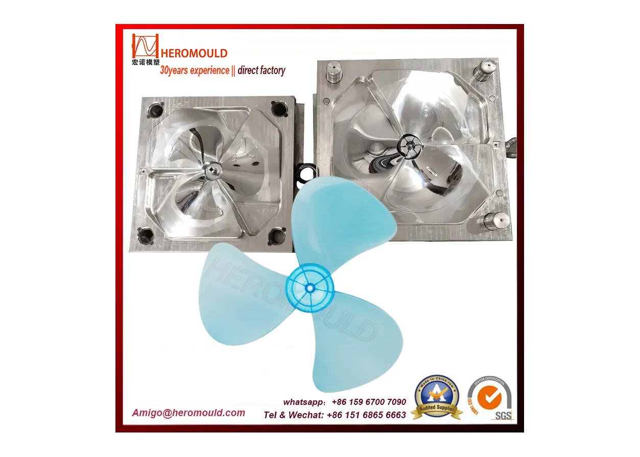Customized Mould Maker Plastic Fan Parts Blade Injection Mould HEROMOULD SliderImage