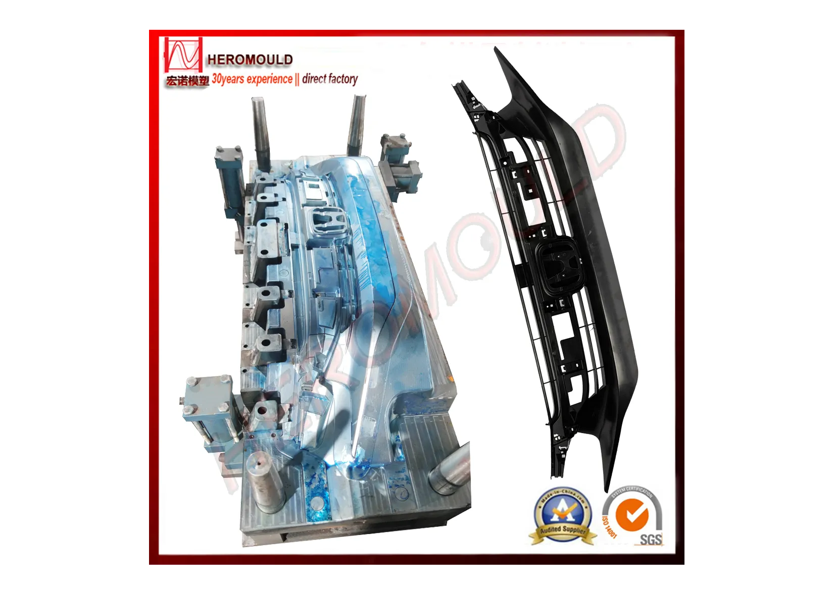 Customized Plastic injection Tooling Car Bumper Mould Car Parts MOULD SliderImage