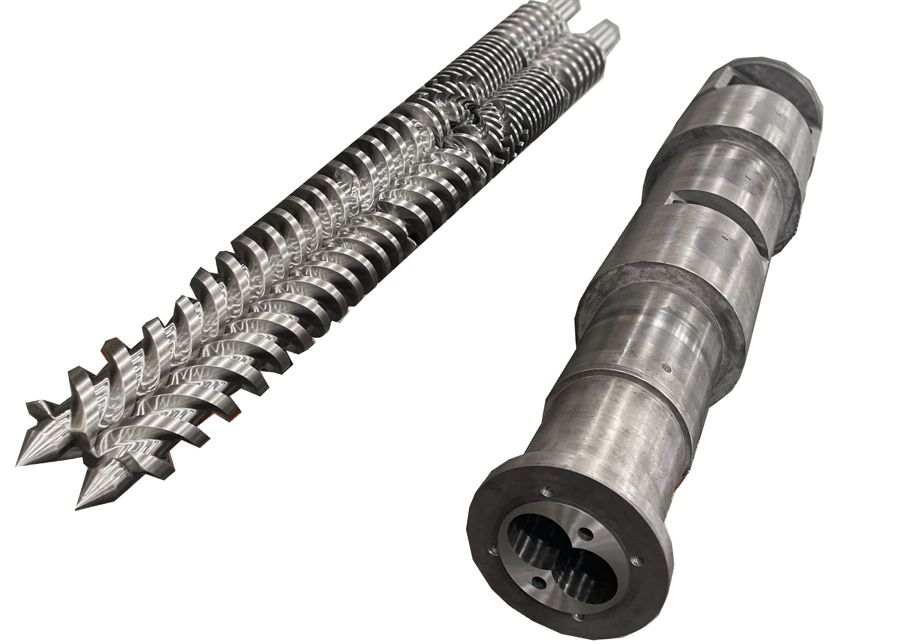 parallel twin screw barrel for plastic extruder machine SliderImage