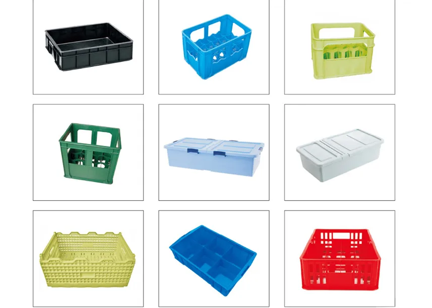 Plastic crate mould PP storage container box mold Vegetable fruit storage crates tooling mold SliderImage