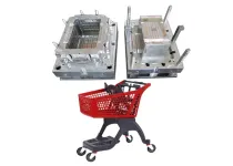 Custom High-quality Supermarket Shopping Cart Mould Trolley Plastic Injection Mold