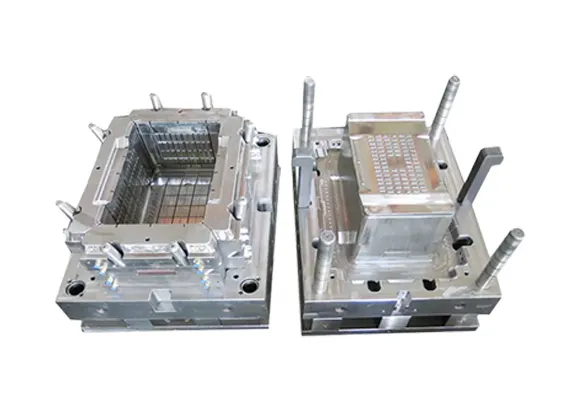 Custom High-quality Supermarket Shopping Cart Mould Trolley Plastic Injection Mold SliderImage