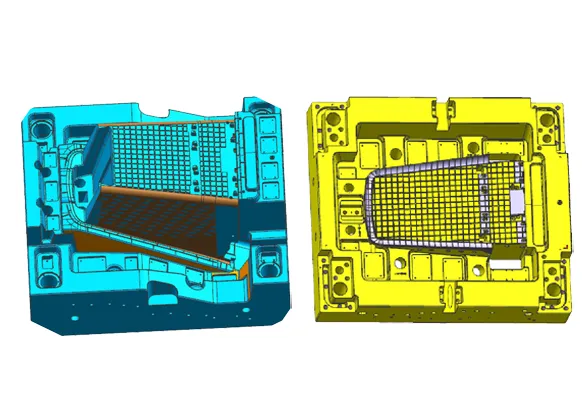 Custom High-quality Supermarket Shopping Cart Mould Trolley Plastic Injection Mold SliderImage