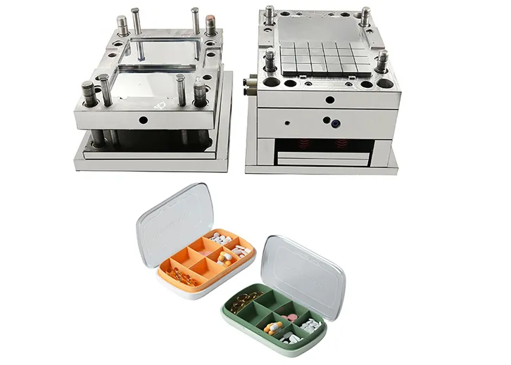药品收纳盒模具 家居日用品塑料模具 SliderImage