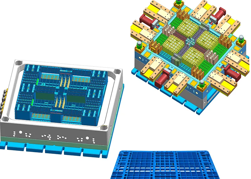 注塑模具开模注塑 塑料托盘模具 工业用品塑料模具 SliderImage