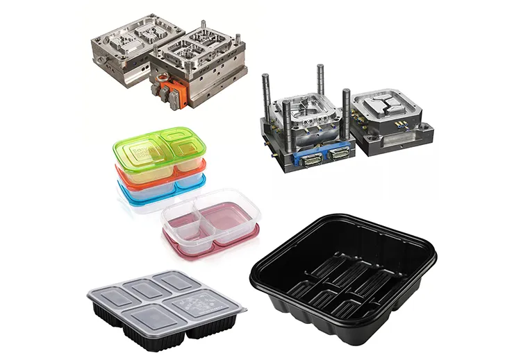 Plastic mold products injection molding Disposable fast food box mold Daily necessities plastic mold SliderImage