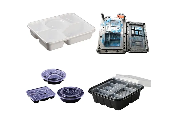 Plastic mold products injection molding Disposable fast food box mold Daily necessities plastic mold SliderImage