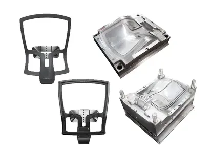 Daily necessities mold Factory Office Chair Back and Armrest Plastic Injection Molding Mould_2