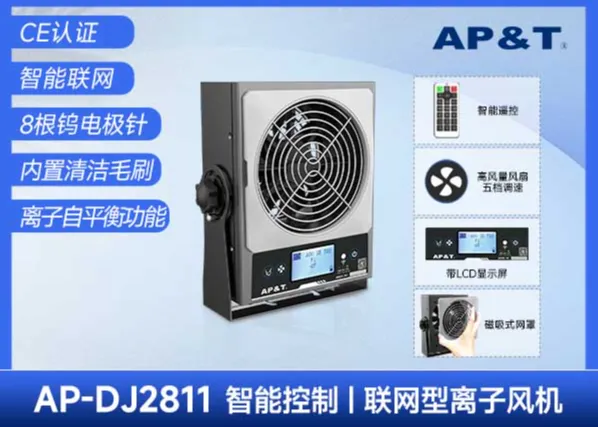 AP-DJ2811  Intelligent Control LCD Display Ionizing Air Blower SliderImage