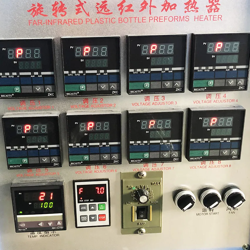 Semi Automatic 4 Cavities Bottle Blowing Machine  SliderImage