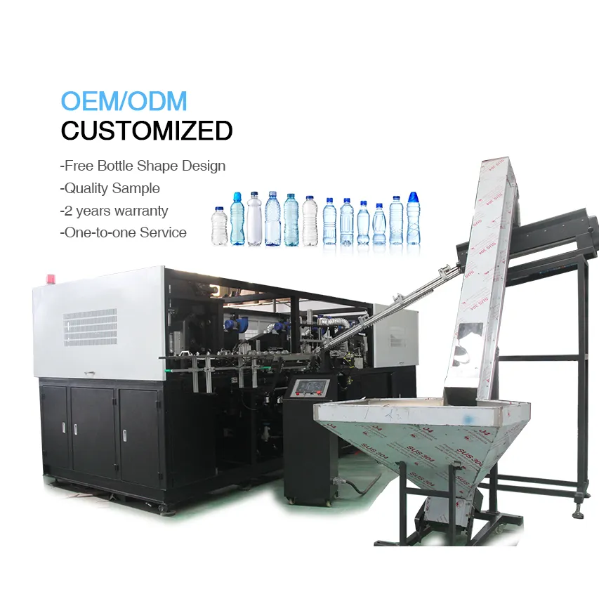 Full Automatic 9000BPH High Speed 6 Cavity Automatic PET Bottle Blow Moulding Machine SliderImage