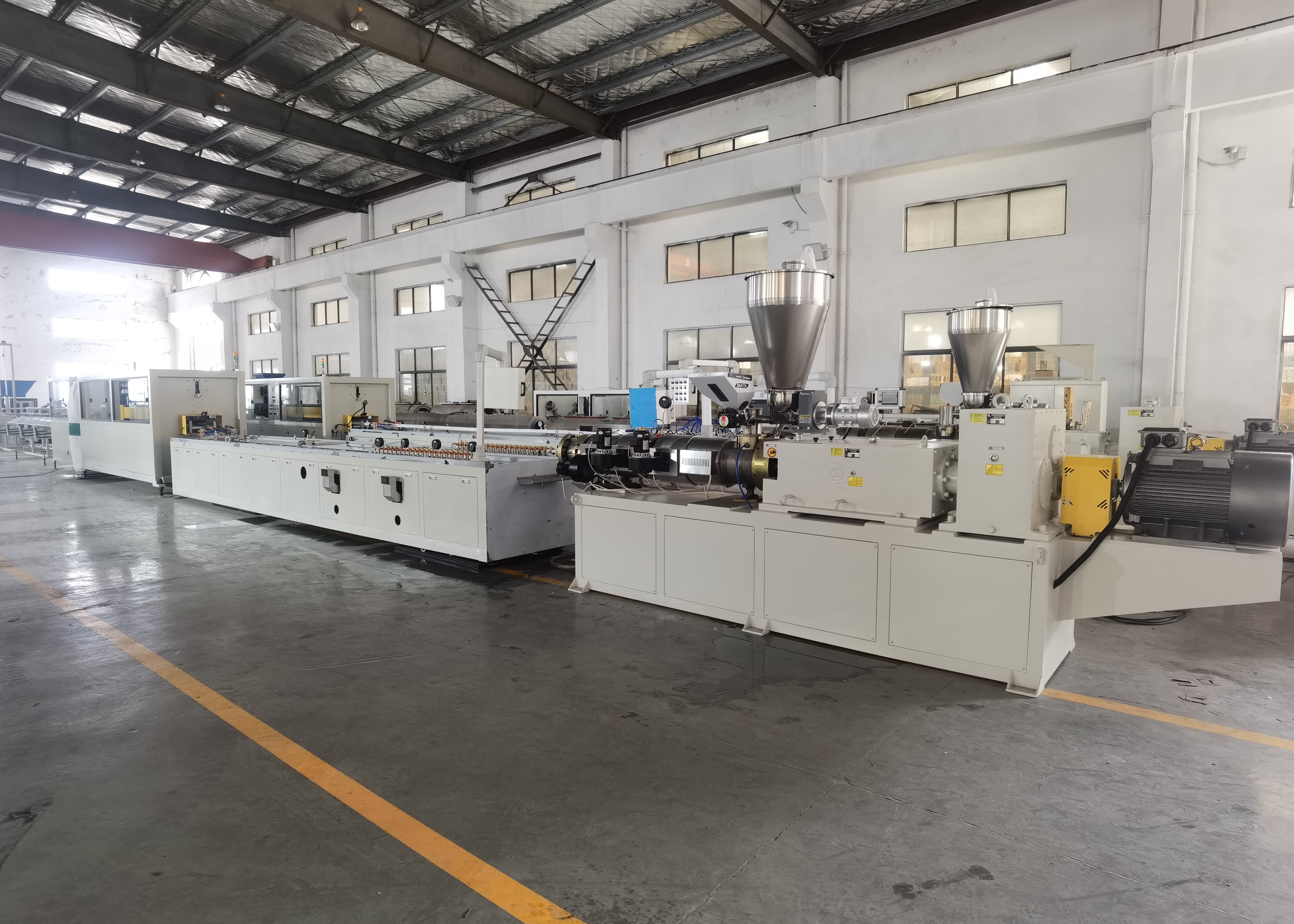 PVC/WPC Profile Extrusion Production Line SliderImage