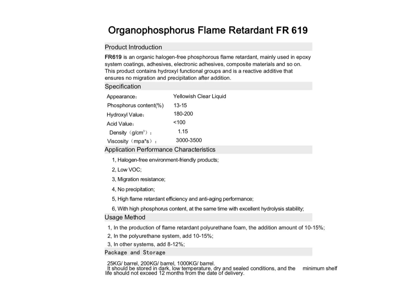 Organophosphorus Flame Retardant SliderImage