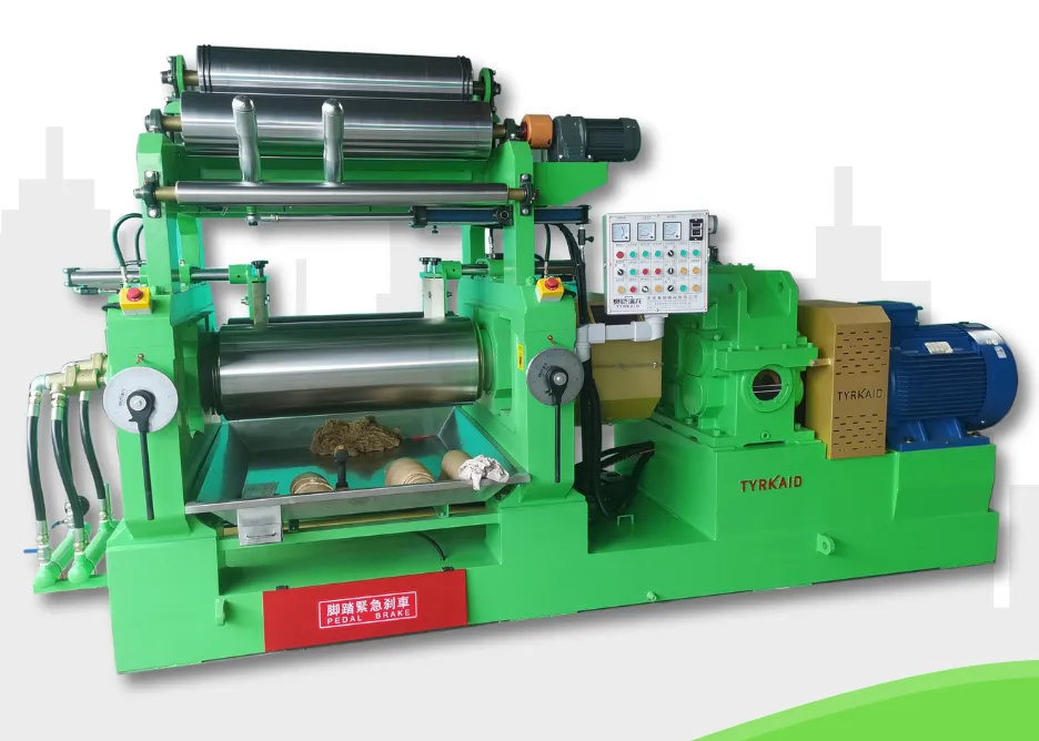 Customizable Two-Roll Mixing Mill for Natural and Synthetic Rubber Processing SliderImage