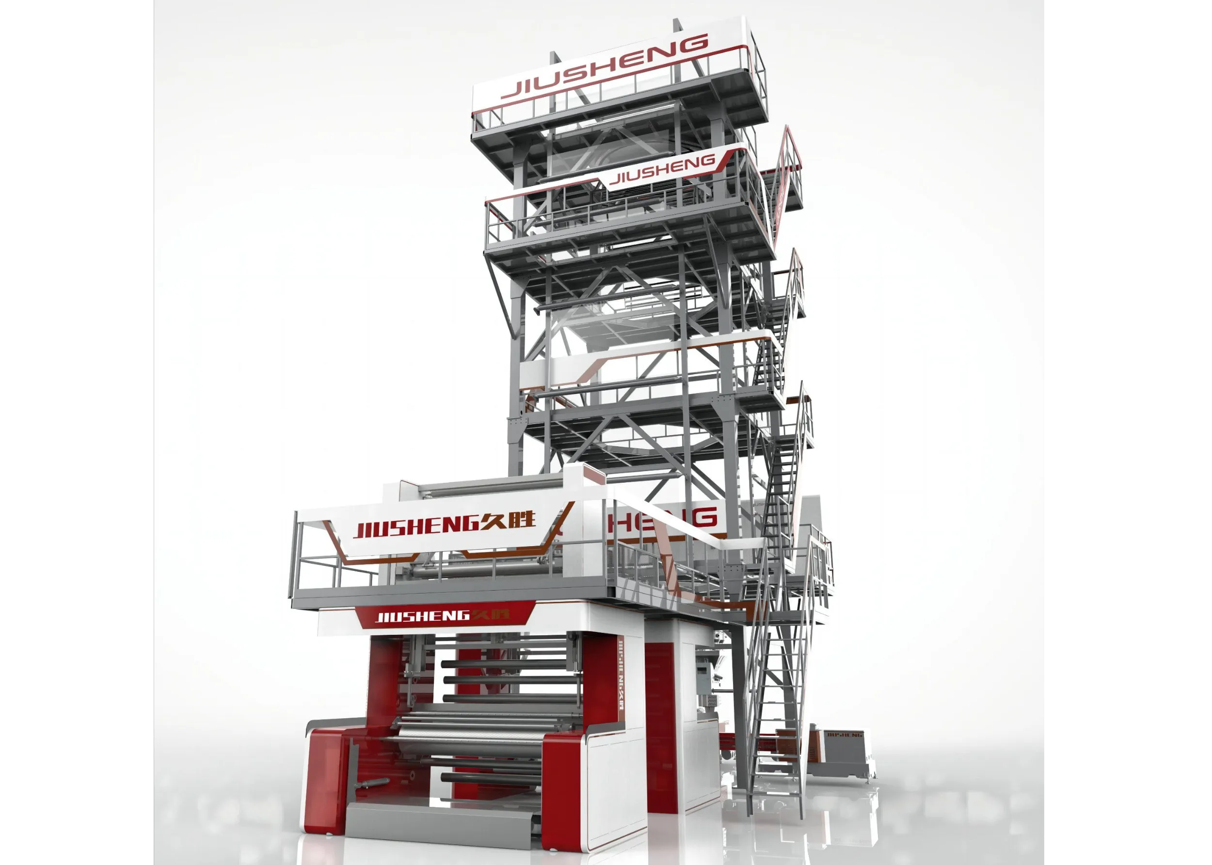 Jiusheng Manufacturer of Automatic ABC Five Layer High Barrier Film Blown Machine SliderImage