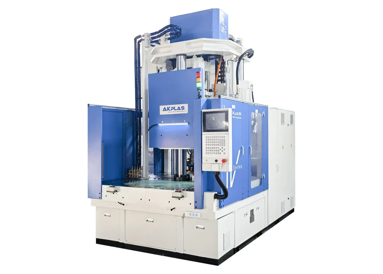 AKPLAS Hybrid Vertical Injection Molding Machine | Plastics AKPLAS Hybrid Vertical Injection Molding Machine | Plastics