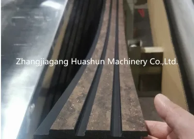 PS polystyrene decoration louvers charcoal wall panel making machinery extrusion line
