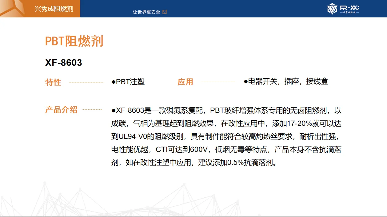 V0级增强PP无卤阻燃剂 SliderImage