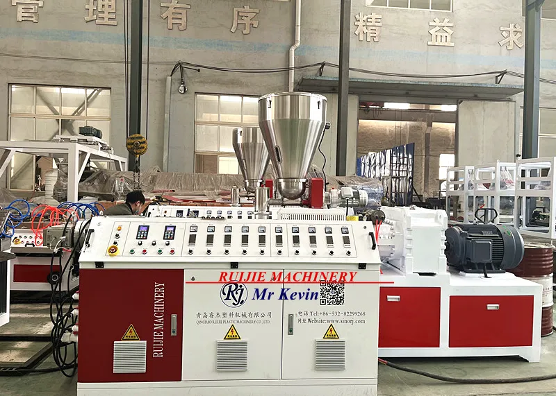 pvc/wpc/spc格栅板/墙板生产线 SliderImage