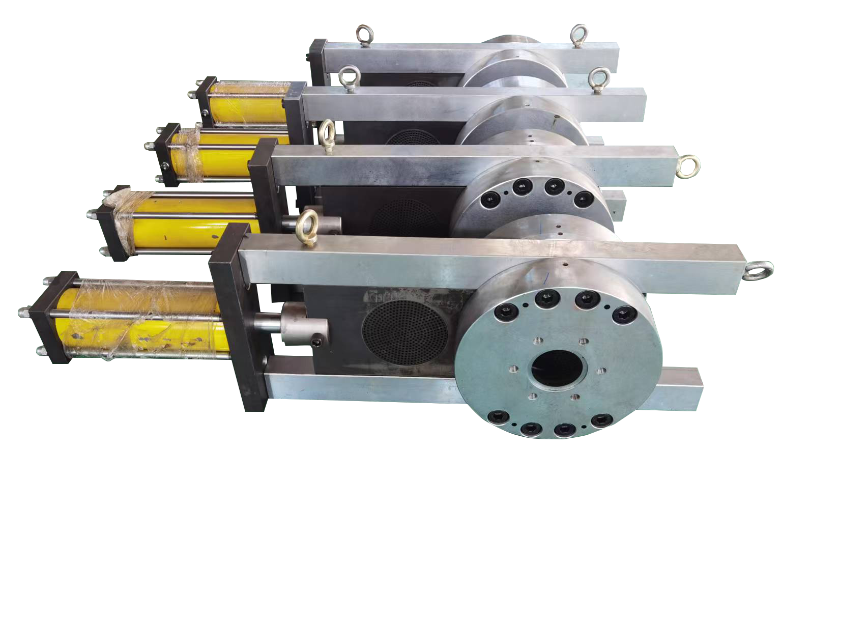 Single cylindrical double-station plate type fast hydraulic screen changer SliderImage