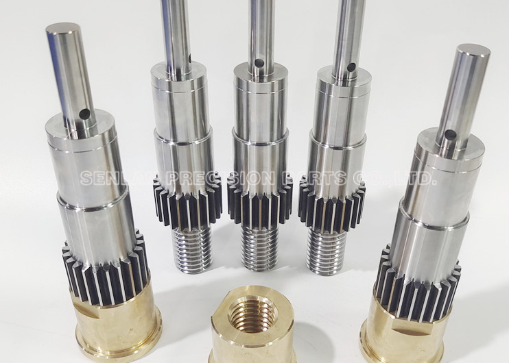 Precision mold parts mold components mold threaded mold core for plastic mold SliderImage