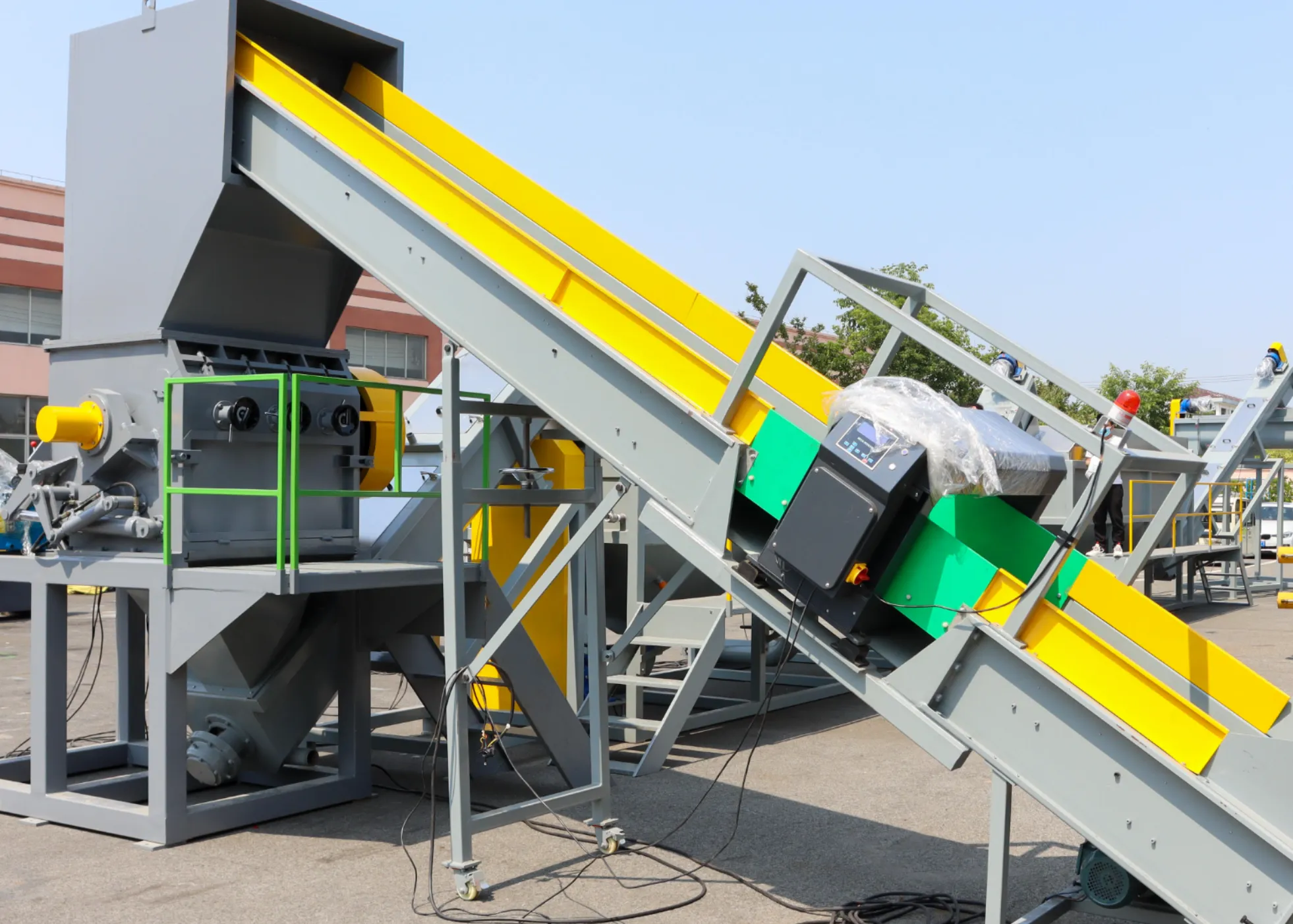 Plastic film recycling washing line SliderImage