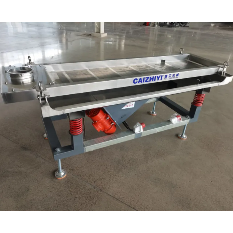 High-Efficiency Plastic Granule Vibrating Screen SliderImage