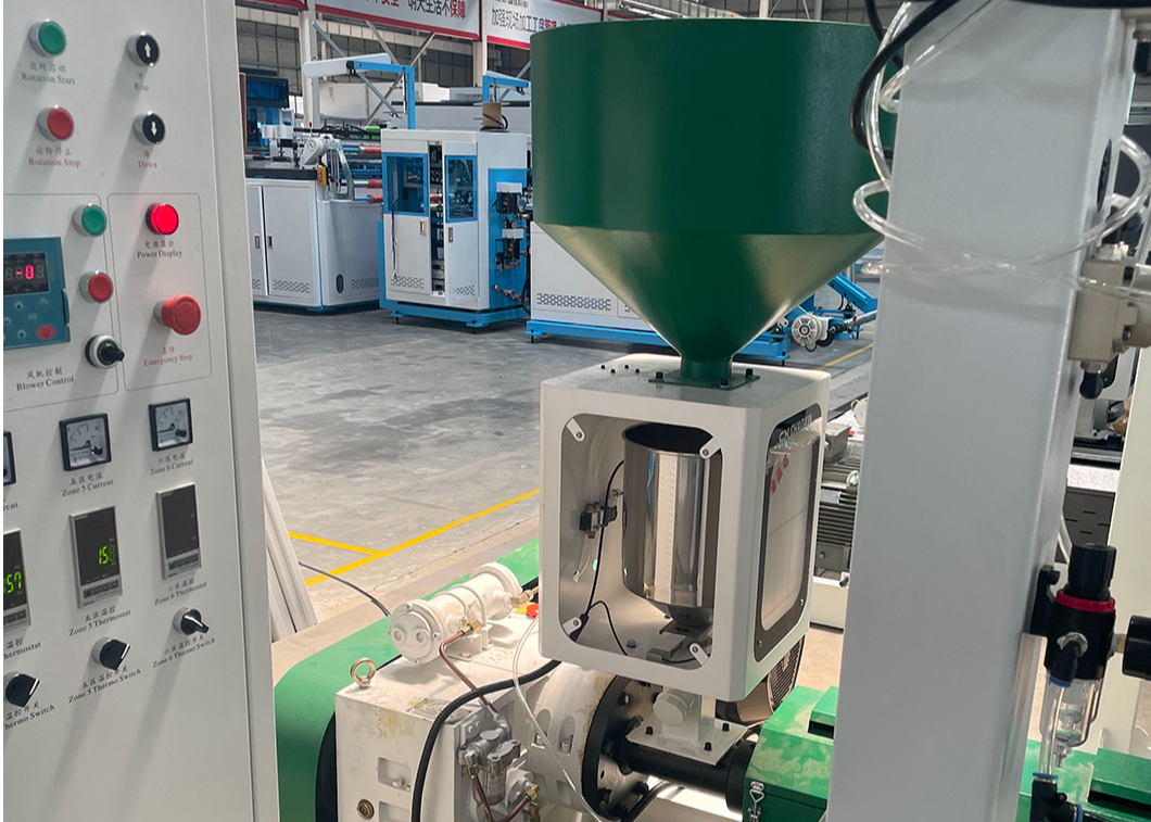 High Speed Rotary Die Head HDPE LDPE PE Plastic Film Blowing Machine Extruder Biodegradable Plastic Blown Film Blowing Extrusion Machinery Price SliderImage