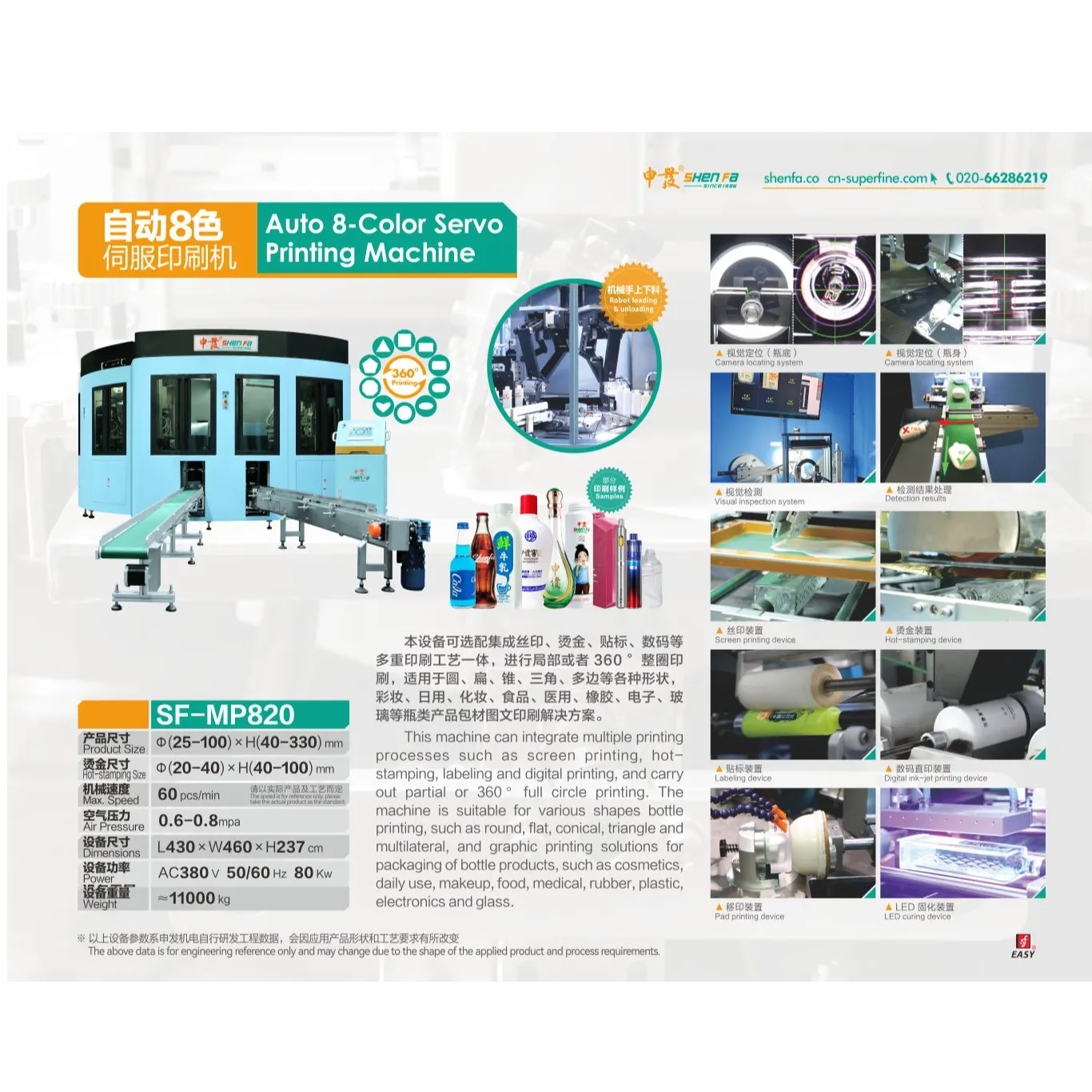 Auto 1-8 Colors Servo Printing Machine SliderImage