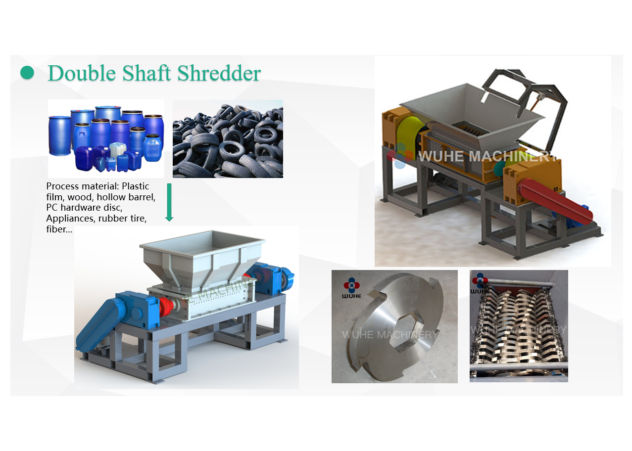 single/double shaft shredder SliderImage