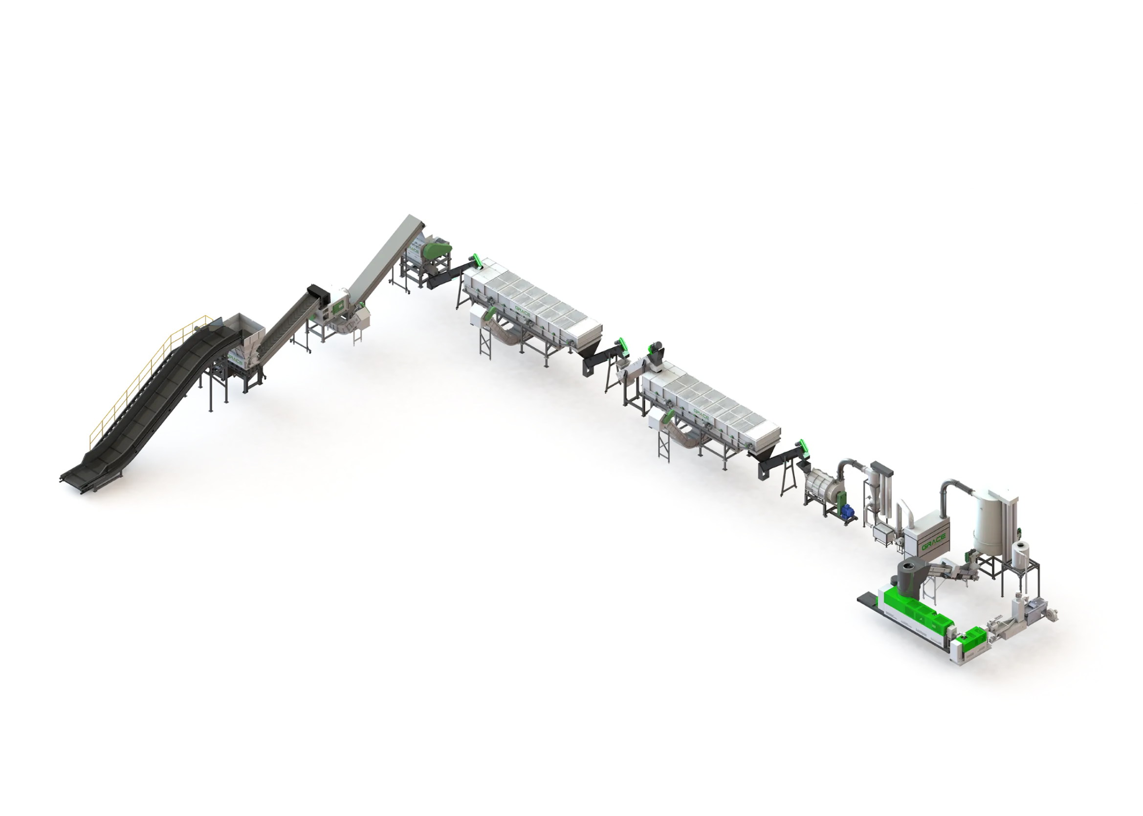 PE/PP film washing recycling line SliderImage