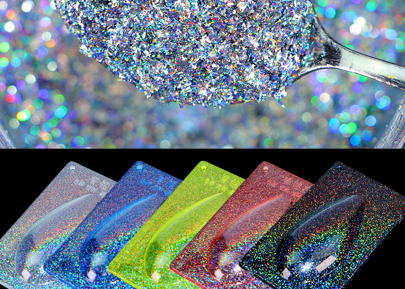 Plastic Grade High Temperature Resistance Holographic Pigment Powder ...