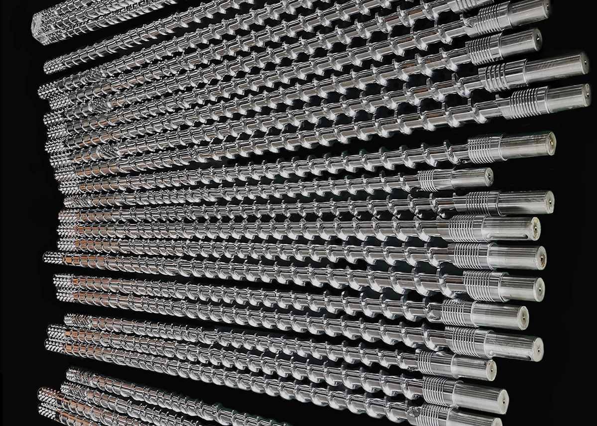 PVC Conduit Extrusion Single Screw Barrel And Cylinder For Filament Molding Machine SliderImage