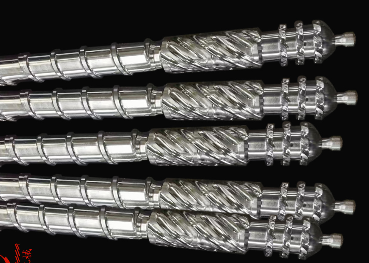 PVC Conduit Extrusion Single Screw Barrel And Cylinder For Filament Molding Machine SliderImage