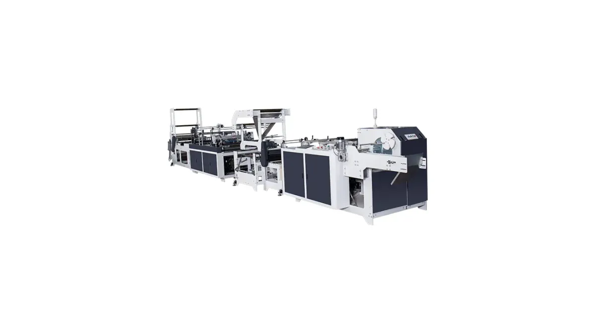 automatic interleaf draw tape bag on roll making ...